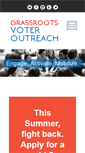 Mobile Screenshot of grassrootsvoter.org